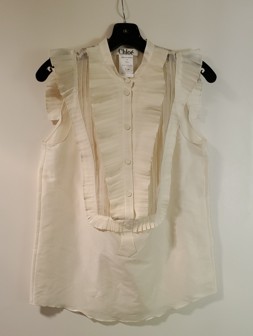 Chloe Vintage Sleeveless Blouse
